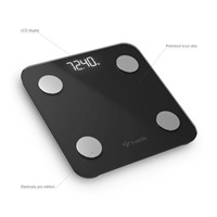 TrueLife FitScale W1 BT Black - bioelektrická impedanční bluetooth váha