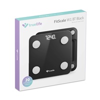 TrueLife FitScale W1 BT Black - bioelektrická impedanční bluetooth váha