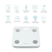 TrueLife FitScale W1 BT White - bioelektrická impedanční bluetooth váha