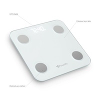 TrueLife FitScale W1 BT White - bioelektrická impedanční bluetooth váha