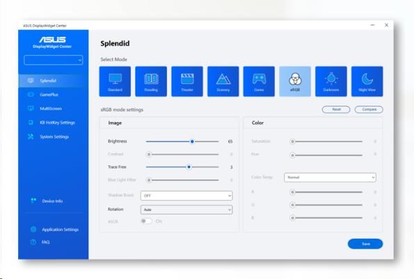 Obr. ASUS DisplayWidget Center 1752415g