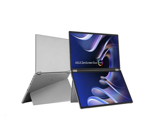 ASUS LCD 14" MQ149CD ZenScreen Duo OLED 1920x1200 DisplayHDR™ 400 True Black, Dual USB Type-C®, mini-HDMI®