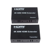 PremiumCord HDMI2.0 extender na 60m přes jeden kabel Cat5e/Cat6/Cat7