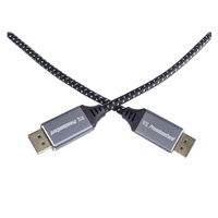 PremiumCord DisplayPort 1.4 přípojný kabel pro rozlišení 8K, kovové a zlacené konektory, 5m