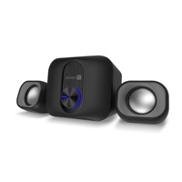 CONNECT IT Reproduktory Rumble PRO PC, 2.1, USB, 3,5mm, černá