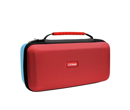 TRUST Pouzdro pro Nintendo Switch GXT1252RB XL HARDCASE SWITCH 2, červeno-modrá