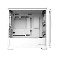 BAZAR ASUS case A23 PLUS TG ARGB, Mini Tower, průhledná bočnice, 4x120mm ARGB Fan, bílá (POŠKOZENÝ OBAL)
