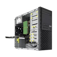 ASUS Workstation E500A, bez procesoru, bez pamětí, bez grafiky, 750W, černá