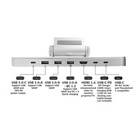 DESQ Stojan na notebook, 6 portů