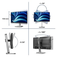 Philips MT 23,8" 24B2N4200 - 1920x1080,IPS,120Hz,D-Sub,HDMI,DP,USBhub,Repro,Pivot