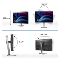 Philips MT 27" 27B2U4601 - 2560x1440,IPS,120Hz,HDMI,DP,USBhub,USB-C,RJ45,Repro,Pivot