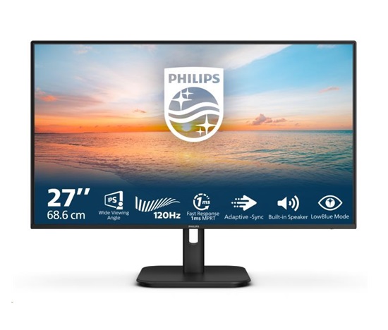 Philips MT 27" 27E1N1200A - 1920x1080,IPS,120Hz,D-Sub,HDMI,DP,Repro