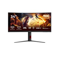 AOC MT 34" CU34G4Z - 3440x1440,VA,240Hz,2xHDMI,DP,USBhub,Pivot,Zakřivený