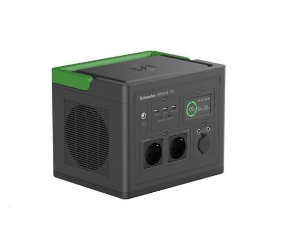 APC Schneider OffGrid Portable Power Station 730, 738Wh Lithium-ion, 2 Schuko, Sinewave