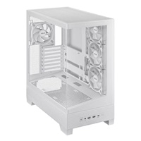 ASUS case A31 PLUS TG ARGB, Mid Tower, Průhledná bočnice, 4x120mm ARGB Fan, ARGB Hub, bílá
