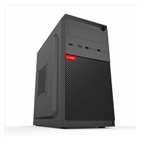 1stCOOL skříň STEP 5, micro tower, AU, USB 3.0, USB-C, bez zdroje, černá