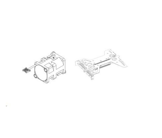 DELL Riser Config 2 Butterfly Gen4 Riser (x8/x8) PowerEdge R360 CK