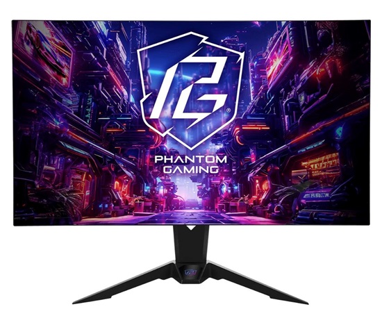 ASROCK LCD - 32" Gaming monitor PGO32UFS, OLED, 3840 x 2160 UHD, 240Hz, 1.5M:1, 275cd/m2, 0.03ms, 2xHDMI, 2xDP