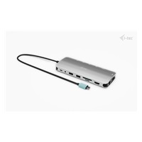 i-tec USB-C Metal Nano 3x Display Dock, 2x HDMI 1x USB-C video,PD 140W + Universal Charger 140 W