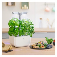 Véritable Exky CLASSIC - Automatický květináč s regulací osvětlení, bílá + 2 bylinkové náplně