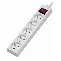 Konnoc DX-5FS 10m pětizásuvka s vypínačem