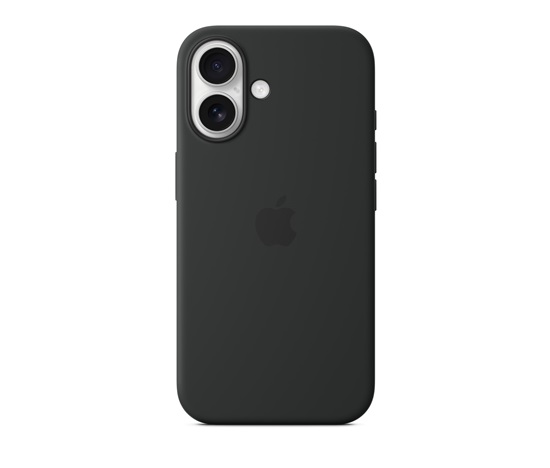 APPLE iPhone 16 Silicone Case with MagSafe - Black