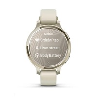 Garmin Lily 2 Active Lunar Gold Bone silicon band, EU
