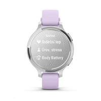 Garmin Lily 2 Active Silver Purple Jasmine silicon band, EU