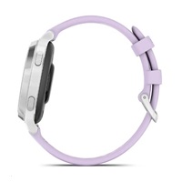 Garmin Lily 2 Active Silver Purple Jasmine silicon band, EU
