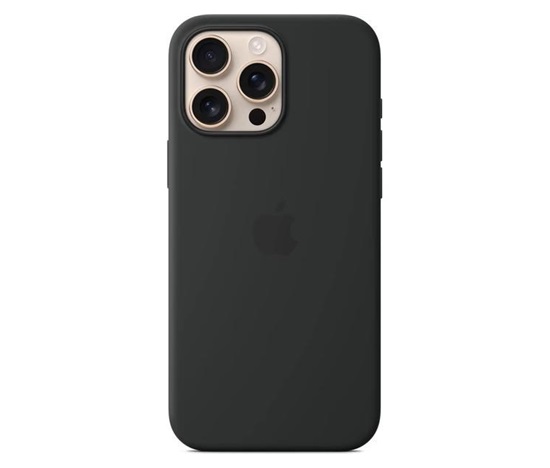 APPLE iPhone 16 Pro Max Silicone Case with MagSafe - Black