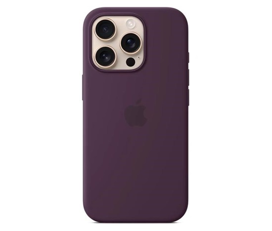 APPLE iPhone 16 Pro Silicone Case with MagSafe - Plum