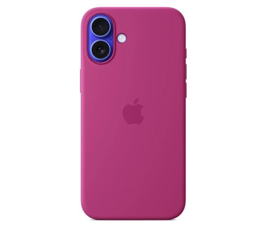 APPLE iPhone 16 Plus Silicone Case with MagSafe - Fuchsia