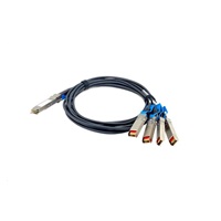 QNAP CAB-DAC15M-Q28B4 twinax kabel QSFP28 na 4x SFP28 1,5m