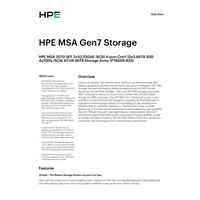 HPE MSA 2070 SFF 2x10/25GbE iSCSI 4-port Cntrl 12x3.84TB SSD 4x10Gb iSCSI XCVR 46TB Storage Array