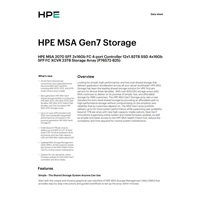 HPE MSA 2070 SFF 2x16Gb FC 4-port Controller 12x1.92TB SSD 4x16Gb SFP FC XCVR 23TB Storage Array