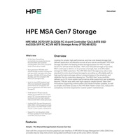 HPE MSA 2070 SFF 2x32Gb FC 4-port Controller 12x3.84TB SSD 4x32Gb SFP FC XCVR 46TB Storage Array