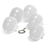 Solight bezpečnostní zátka - sada 5ks+1 klíček