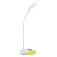 Solight LED stolní lampička nabíjecí, 5W, RGB podsvícení, stmívatelná, USB napájení