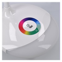 Solight LED stolní lampička nabíjecí, 5W, RGB podsvícení, stmívatelná, USB napájení