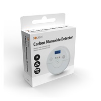 Solight detektor spalin CO, 85dB, bílý