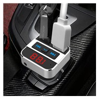 Solight FM transmitter s bluetooth připojením do auta, 2x USB + handsfree