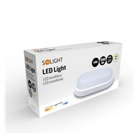 Solight LED venkovní osvětlení oválné, 20W, 1500lm, 4000K, IP54, 26cm
