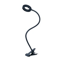 Solight LED stmívatelná stolní lampička s klipem, 300lm, nastavitelná teplota světla, USB
