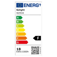 Solight LED žárovka, klasický tvar, 18W, E27, 4000K, 270°, 1710lm