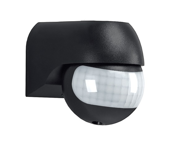 Solight PIR senzor nástěnný, venkovní, černý