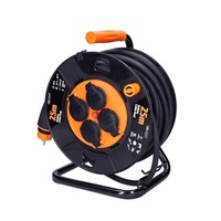 Solight 4z prodlužovací přívod - na bubnu, 25m guma H07RN-F, 3x 2,5mm2, IP44