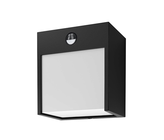 Solight LED venkovní nástěnné osvětlení Terni, 12W, 560lm, 3000K, PIR sensor