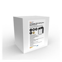 Solight LED venkovní nástěnné osvětlení Terni, 12W, 560lm, 3000K, PIR sensor