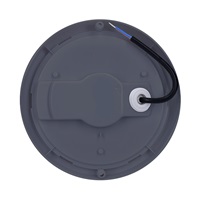 Solight LED venkovní osvětlení kulaté, 13W, 910lm, 4000K, IP54, 17cm, šedá barva