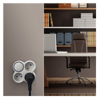 Solight přepěťová ochrana do zásuvky, 570J, 3 zásuvky